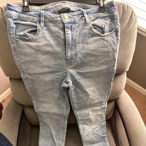 American Eagle super hi-rise jeans